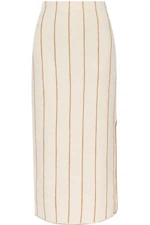 By Malene Birger Mellemlang Hercula nederdel med striber