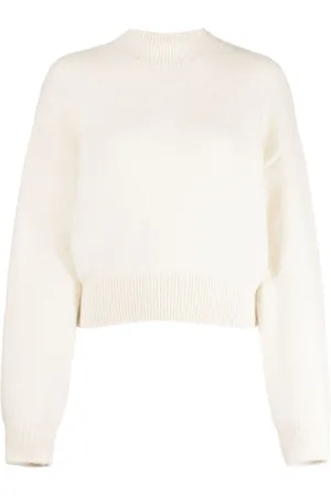 Jacquemus Intarsiastrikket La Maille trøje med logo