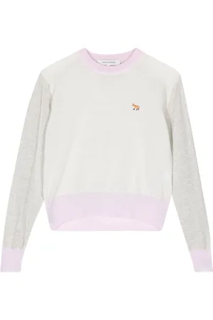 Maison Kitsuné Trøje med broderet logo