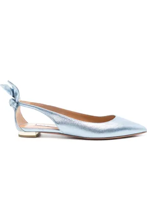 Aquazzura Ballerinaer i læder med butterfly