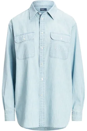 Ralph Lauren Denimskjorte med broderi