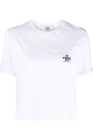 Fendi T-shirt med broderet logo
