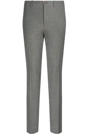 Etro Chinos i houndstooth-jacquard