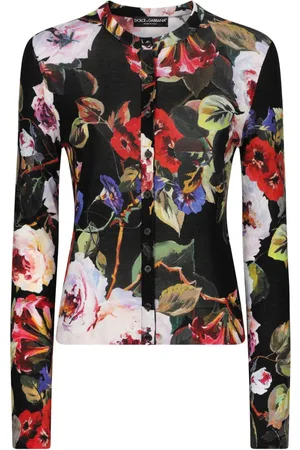 Dolce & Gabbana Cardigan med blomstertryk