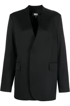 Maison Margiela Enkeltradet blazer uden krave