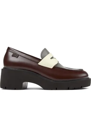 Camper Mismatched Milah loafers med colourblocking