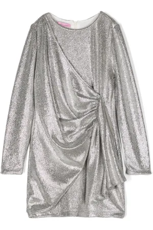 MISS BLUMARINE Kjole med metallisk effekt