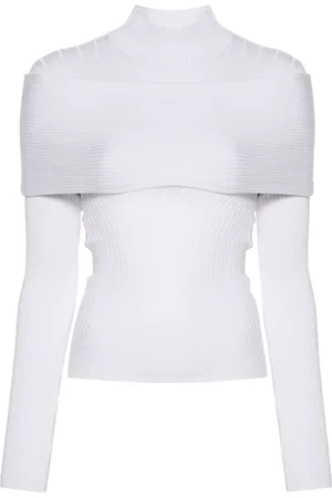MUGLER Strikket top