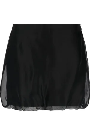 BLANCA Kort nederdel med satin-finish