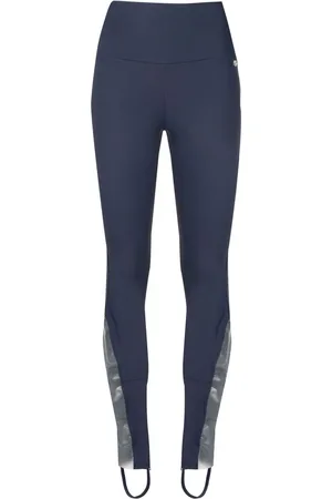 AMIR SLAMA Performance-leggings med gennemsigtig detalje