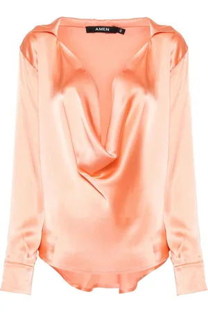 AMEN Anna satin-bluse