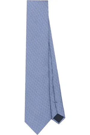 corneliani Silkeslips i mønstret jacquard