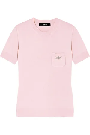VERSACE Strikket top med Medusa-plade