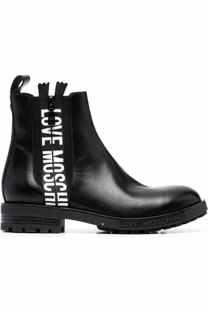 Moschino Chelsea støvler med logobånd
