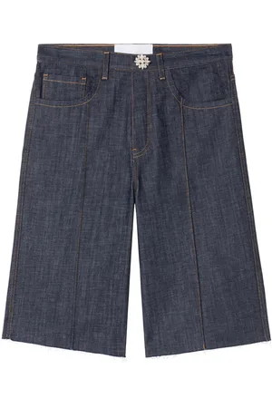 AZ FACTORY Knælange shorts med kontrastsyninger