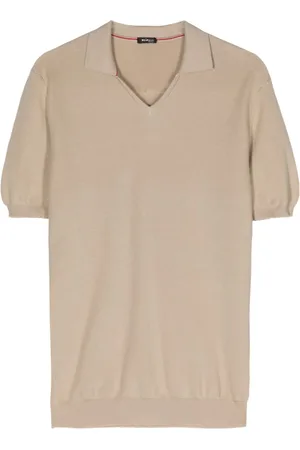 Kiton Finstrikket polo