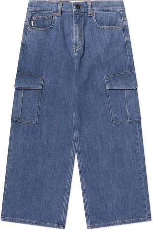 DL1961 Kids Jeans med brede ben og sænket skridt