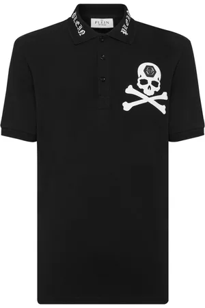 Philipp Plein Polo med dødningehovedtryk