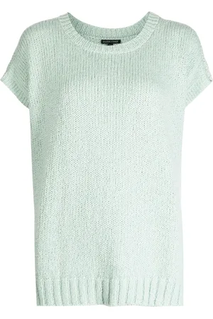 Eileen Fisher Strikket top med rund hals