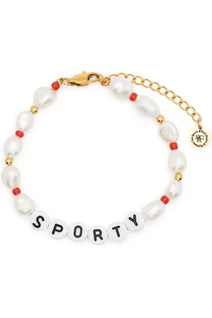 Sporty & Rich Perledekoreret Sporty armbånd