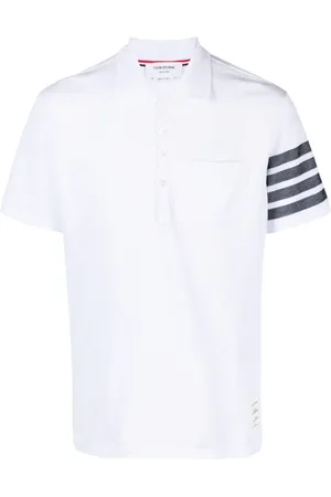 Thom Browne Polo med 4 rugby-striber