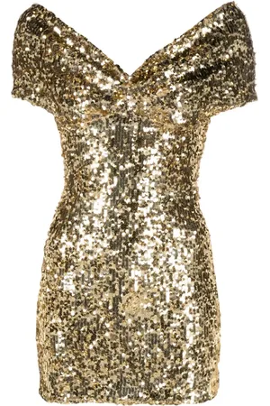 Atu Body Couture Kjole med pailletter og off-shoulder-snit