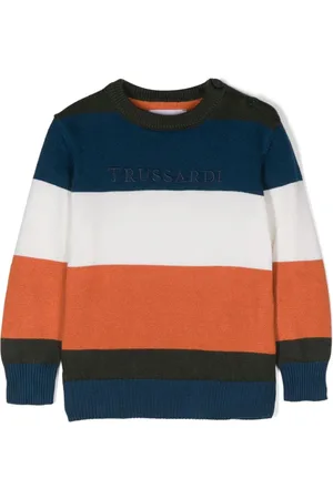 Trussardi Sweater med broderet logo