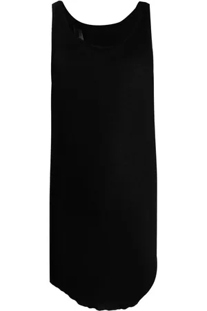 11 BY BORIS BIDJAN SABERI Lang tanktop med rund hals
