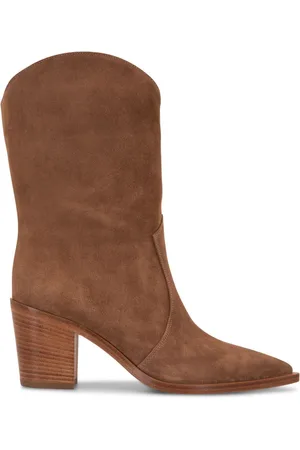 Gianvito Rossi Denver 70mm ruskindsstøvler