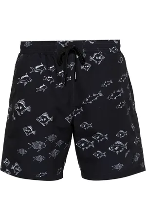 BRIONI Badeshorts med fisketryk