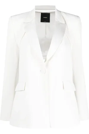 Pinko Enkeltradet blazer med spidsrevers