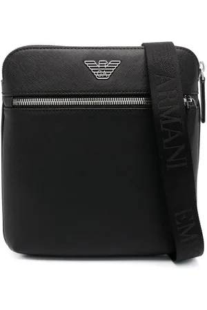 Emporio Armani Lille messenger-taske i imiteret læder