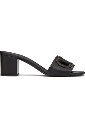 VALENTINO GARAVANI 60 mm VLogo lædersandaler