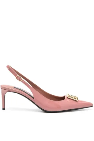 Dolce & Gabbana Lakerede 65mm pumps med logoplade