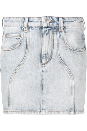 Marant Etoile Højtaljet Vesna denimnederdel
