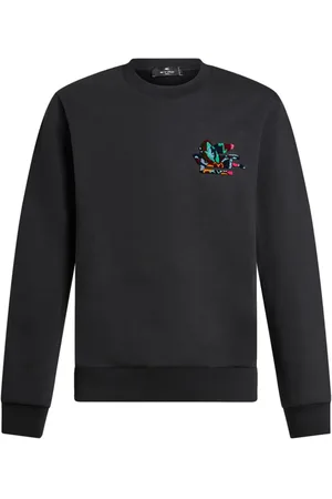 Etro Sweatshirt med pegasus-applikation og rund hals