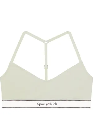 Sporty & Rich Serif sports-bh med bryderryg og logo
