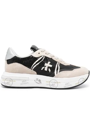 Premiata Cassie sneakers med paillet-udsmykning