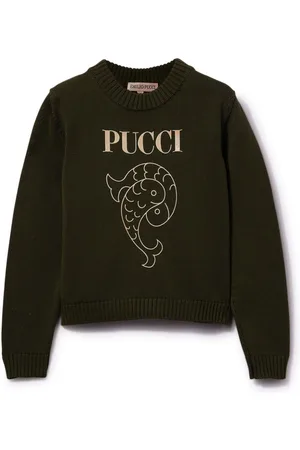 PUCCI Junior Trøje med Pesci-tryk