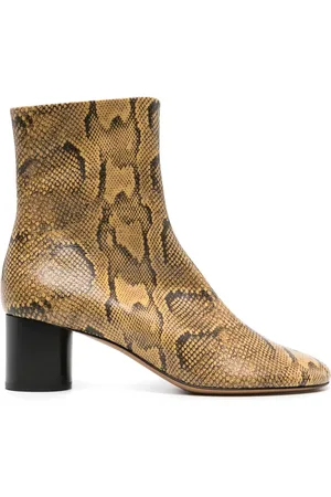 Isabel Marant Laeden 50mm ankelstøvler i læder