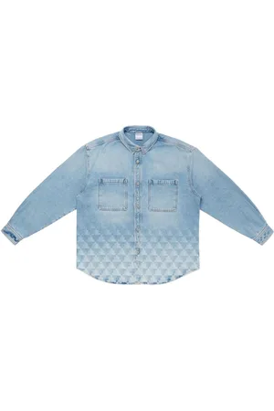 MARCELO BURLON Laser Cross denimskjorte