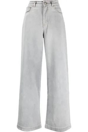MOORER Jeans med lige ben og mellemhøj talje