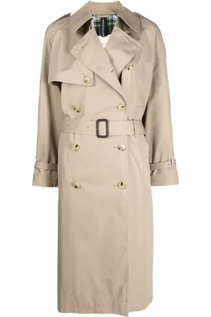 MACKINTOSH JAMIE gabardine trenchcoat i bomuld