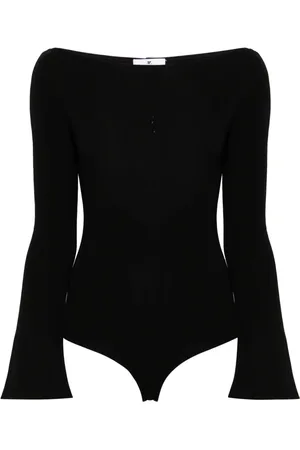 Courrèges Bodysuit i jersey med lynlåsdetalje