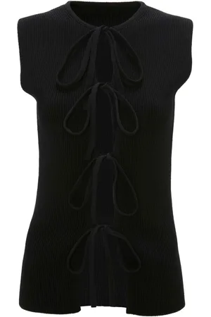 J.W.Anderson Ribbet tanktop med sløjfebinding