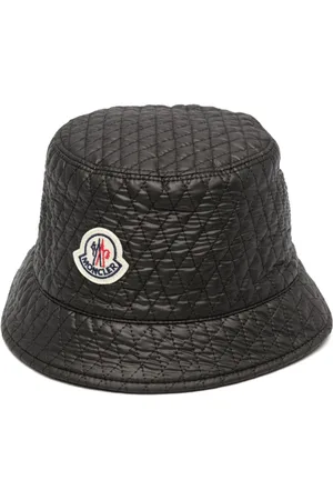 Moncler Quiltet bøllehat med logomærke