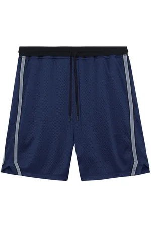 JOHN ELLIOTT Shorts med stribet detalje og mesh