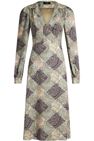 Etro Ternet kjole i twill