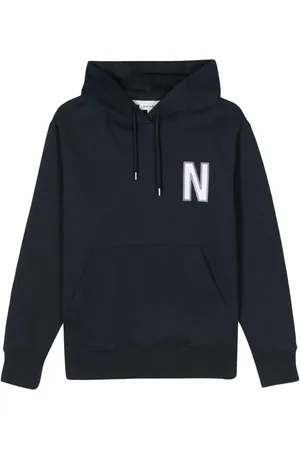 Norse projects Arne hættetrøje med logo-print