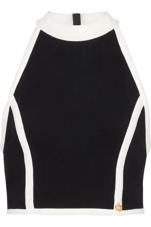 Balmain Tofarvet top med halterneck